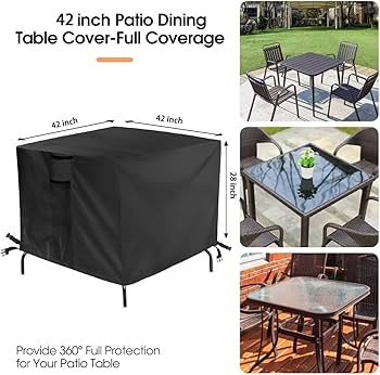 patio square table cover