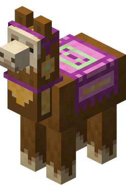 minecraft llama saddle