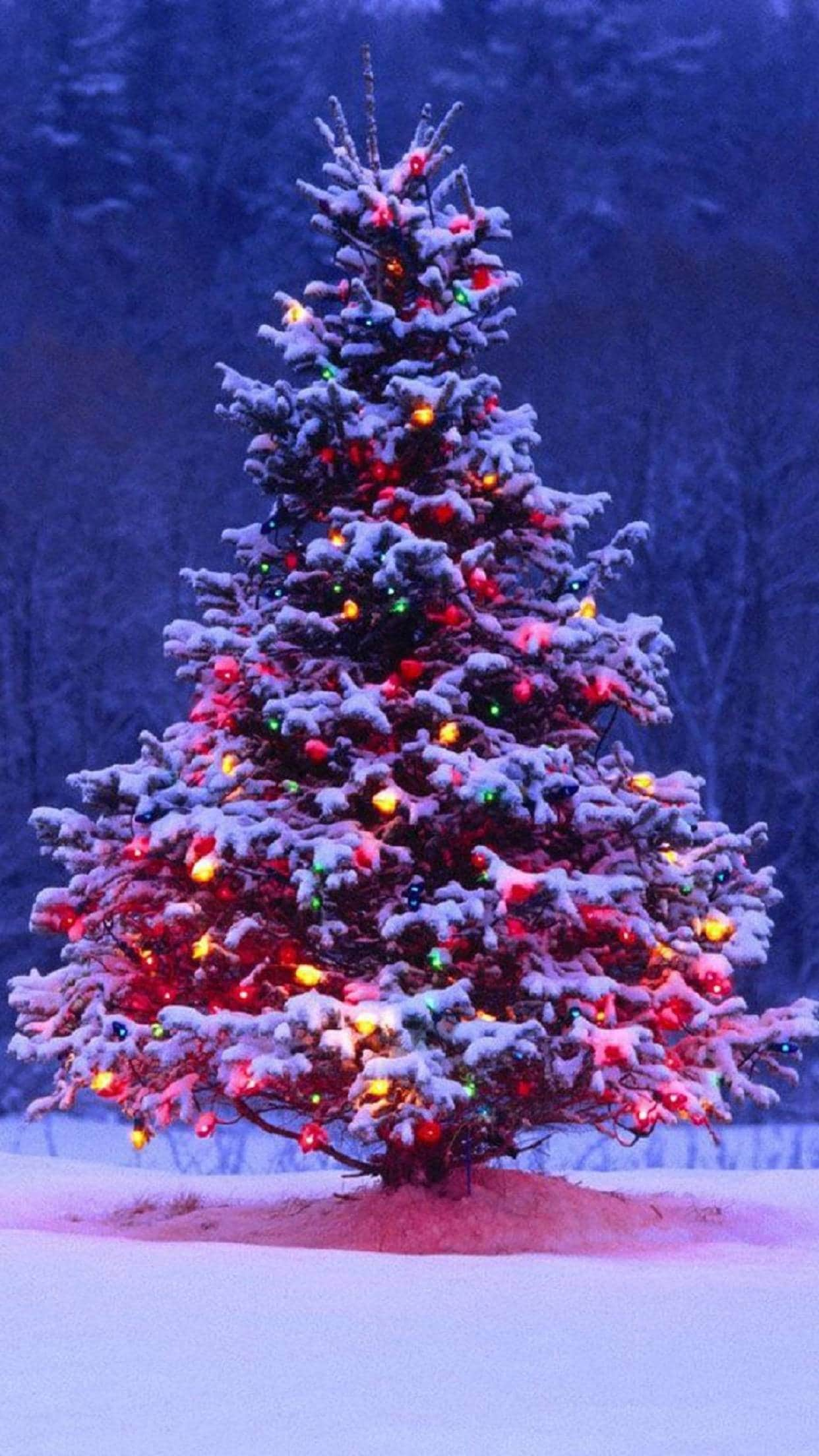 christmas tree background iphone