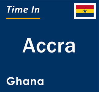 local time in ghana