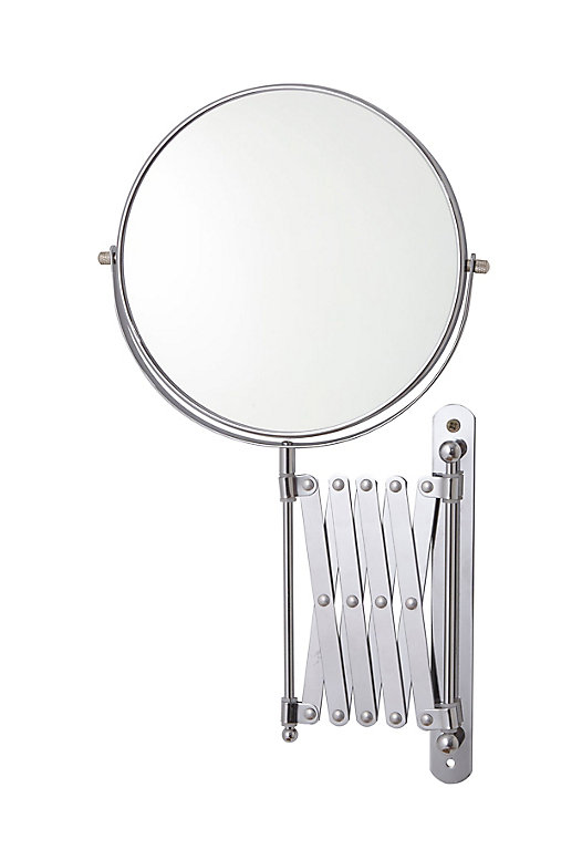 telescopic bathroom mirror