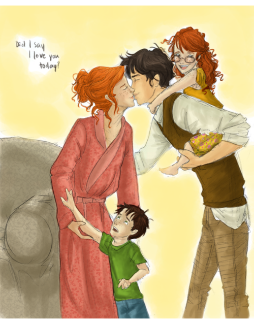 harry and ginny fan art