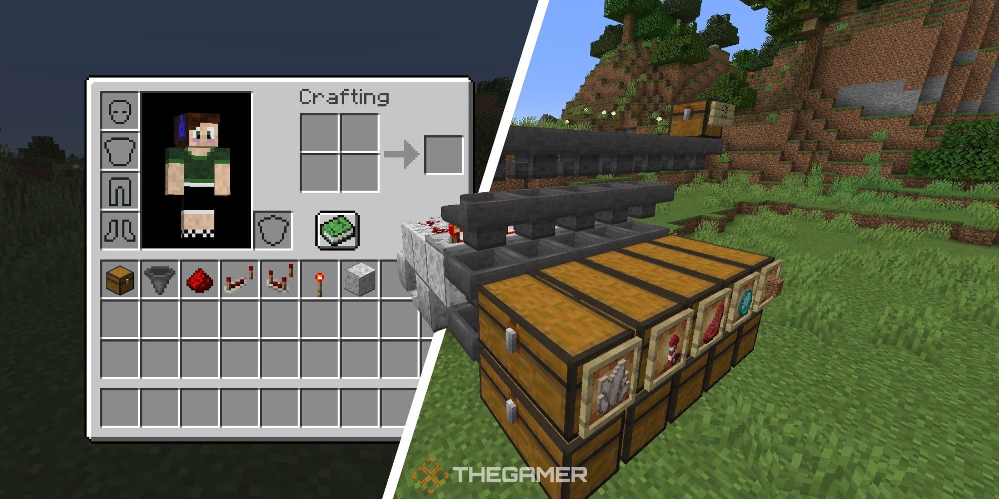 minecraft simple sorting system