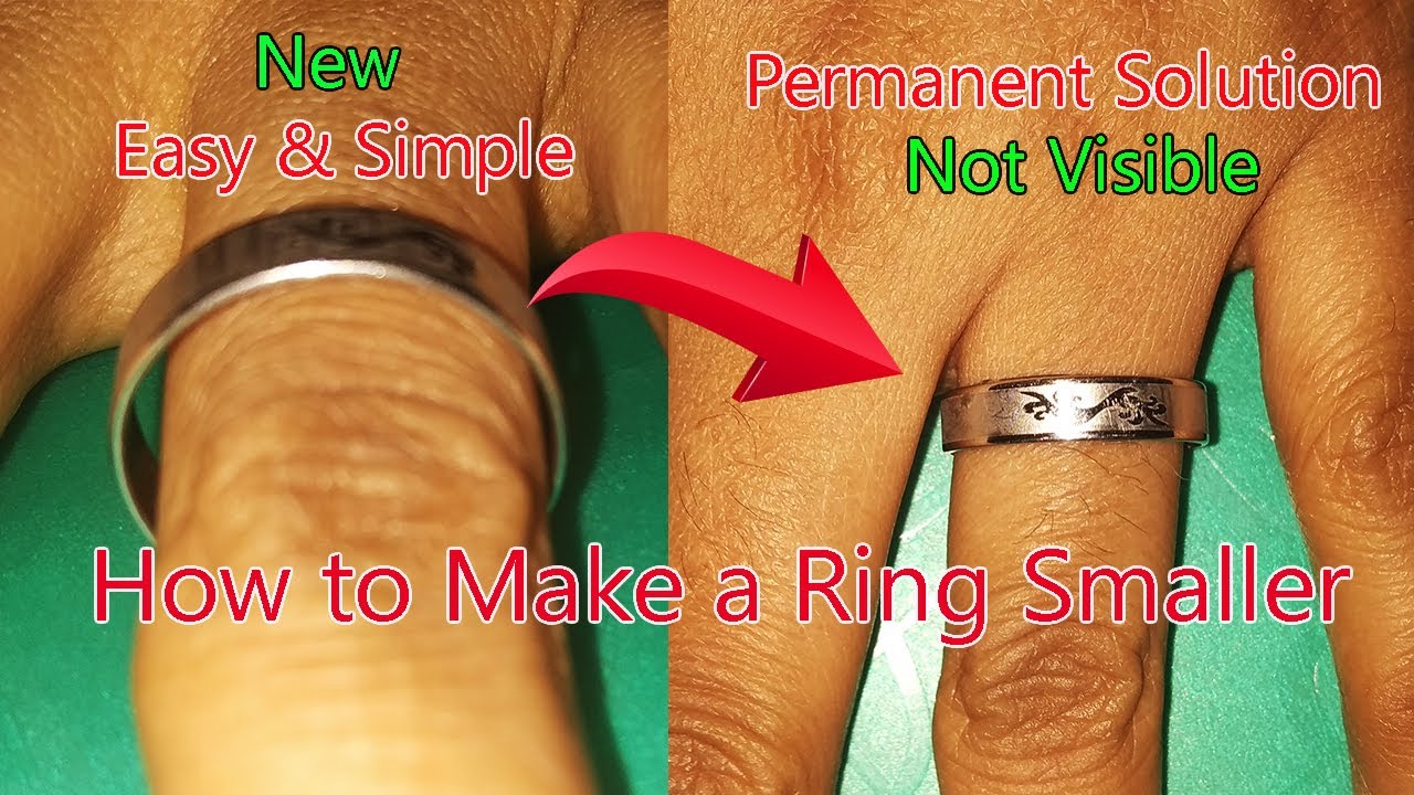 how to make ring smaller