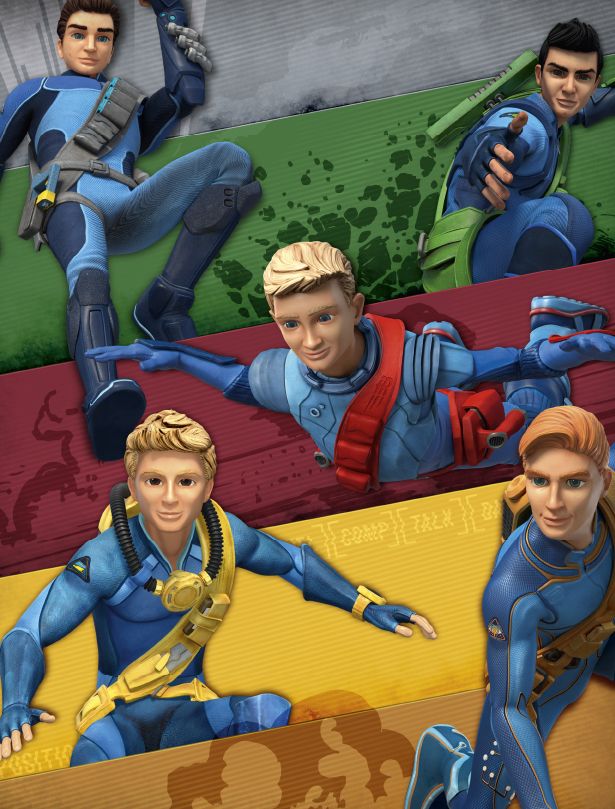 thunderbirds cartoon characters