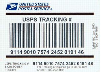 usps article number