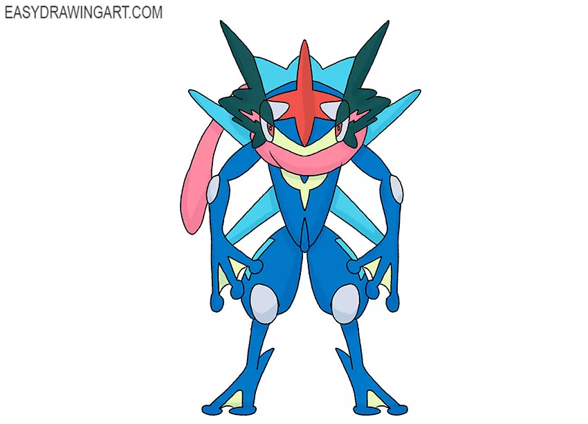 greninja drawing