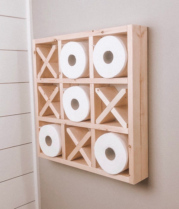 tic tac toe toilet paper holder