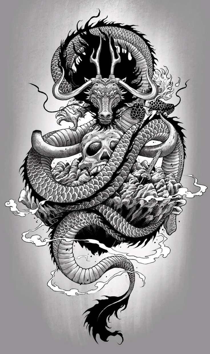 kaido dragon tattoo