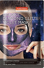 galaxy diamond purple peel off mask