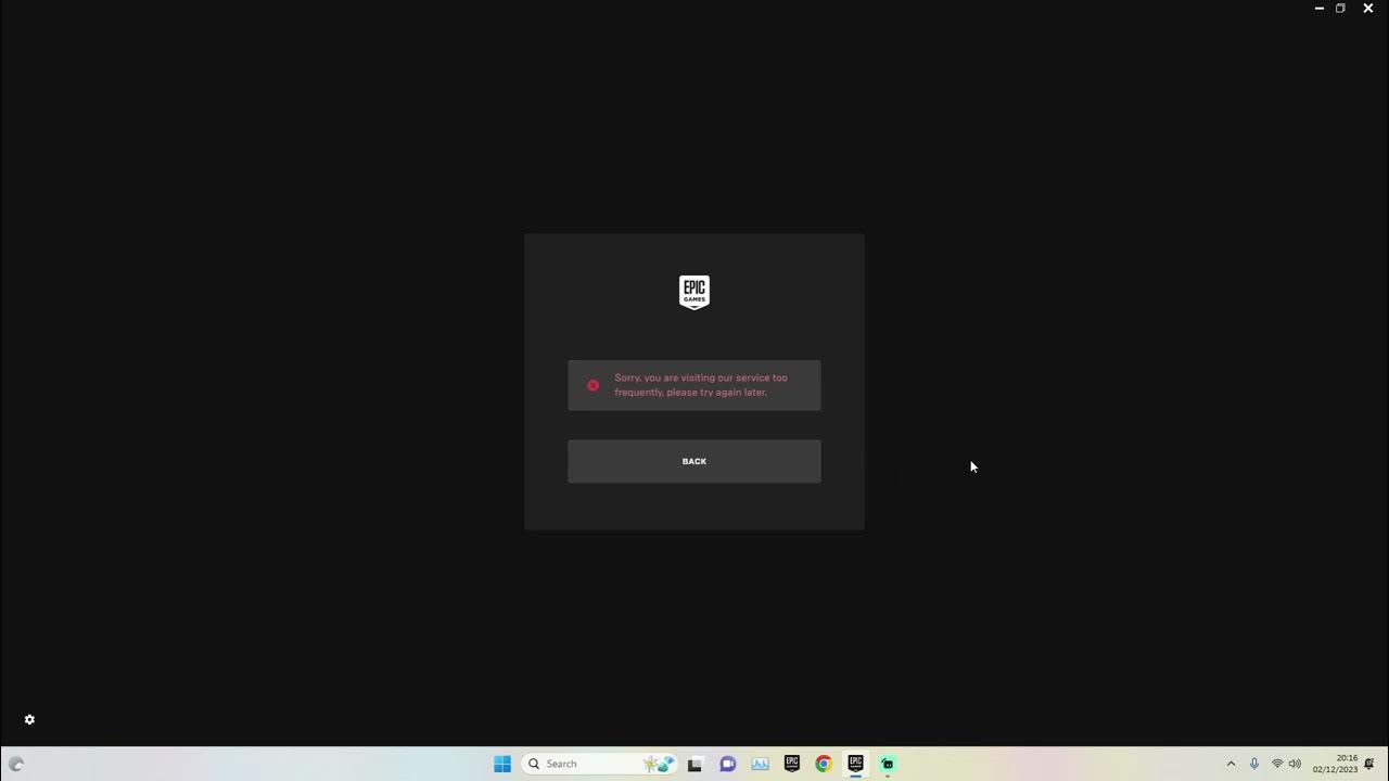 epic games visiting service too frequently 2023