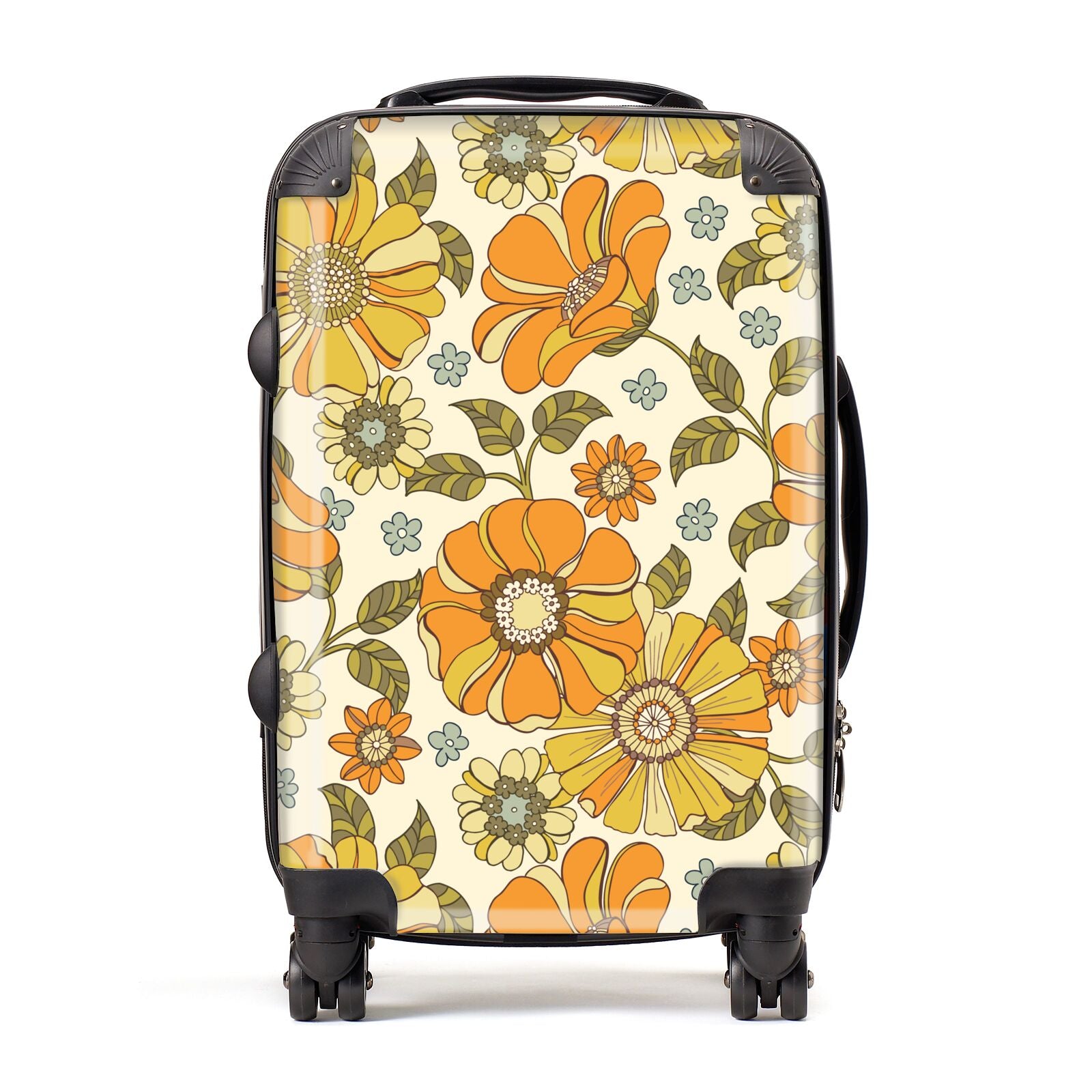 vintage floral suitcase