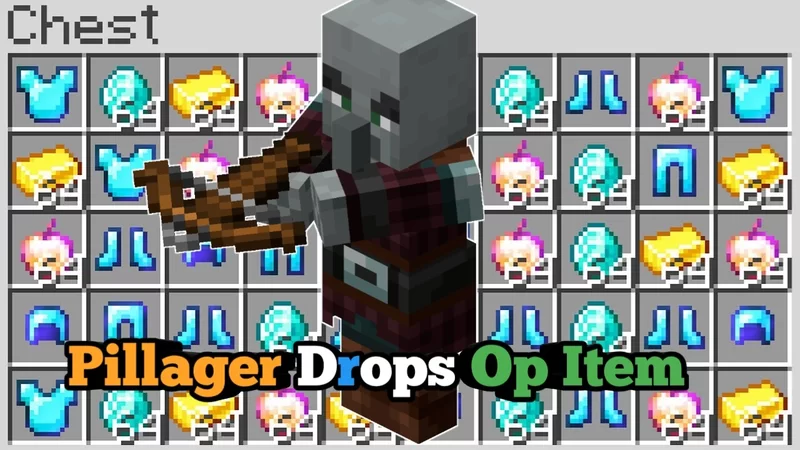 minecraft pillager drops