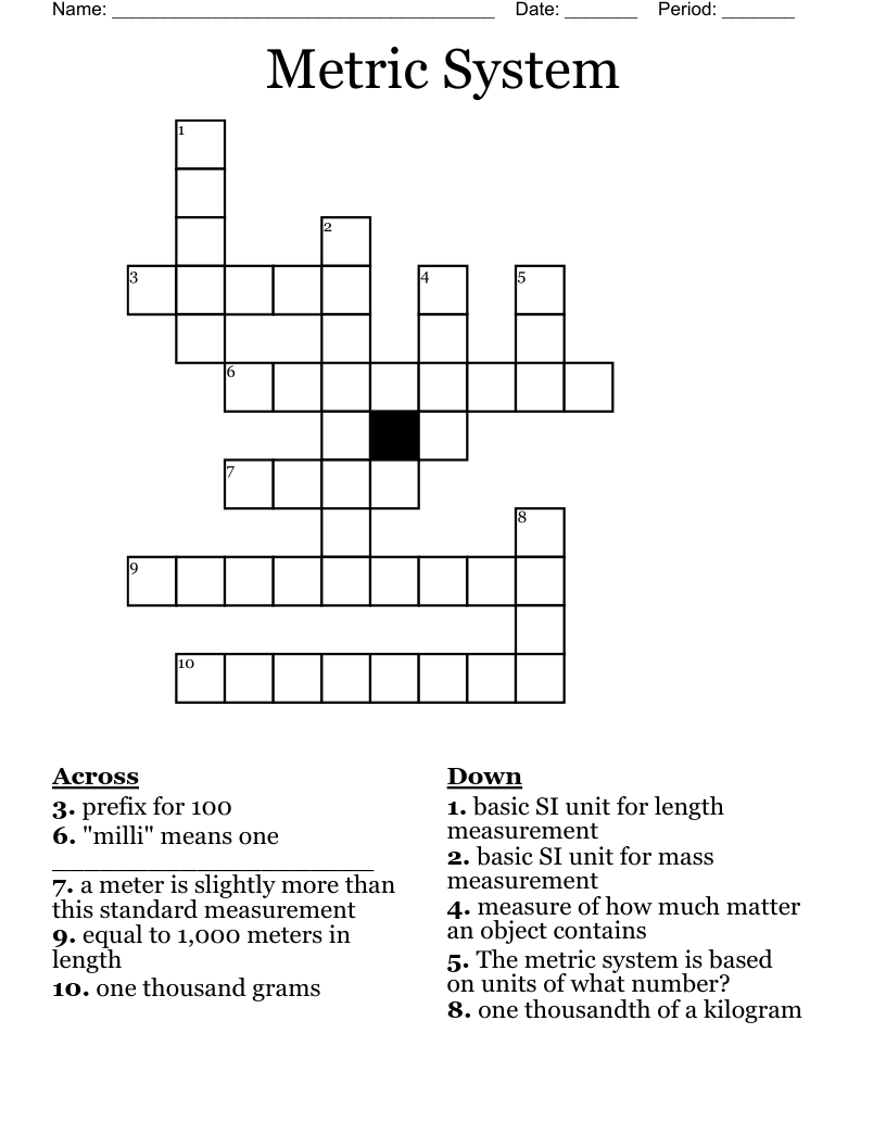 meter readers crossword