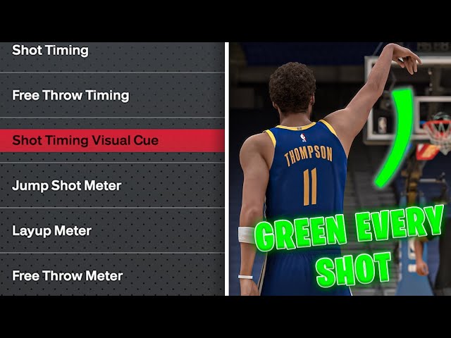 shot timing visual cue 2k24