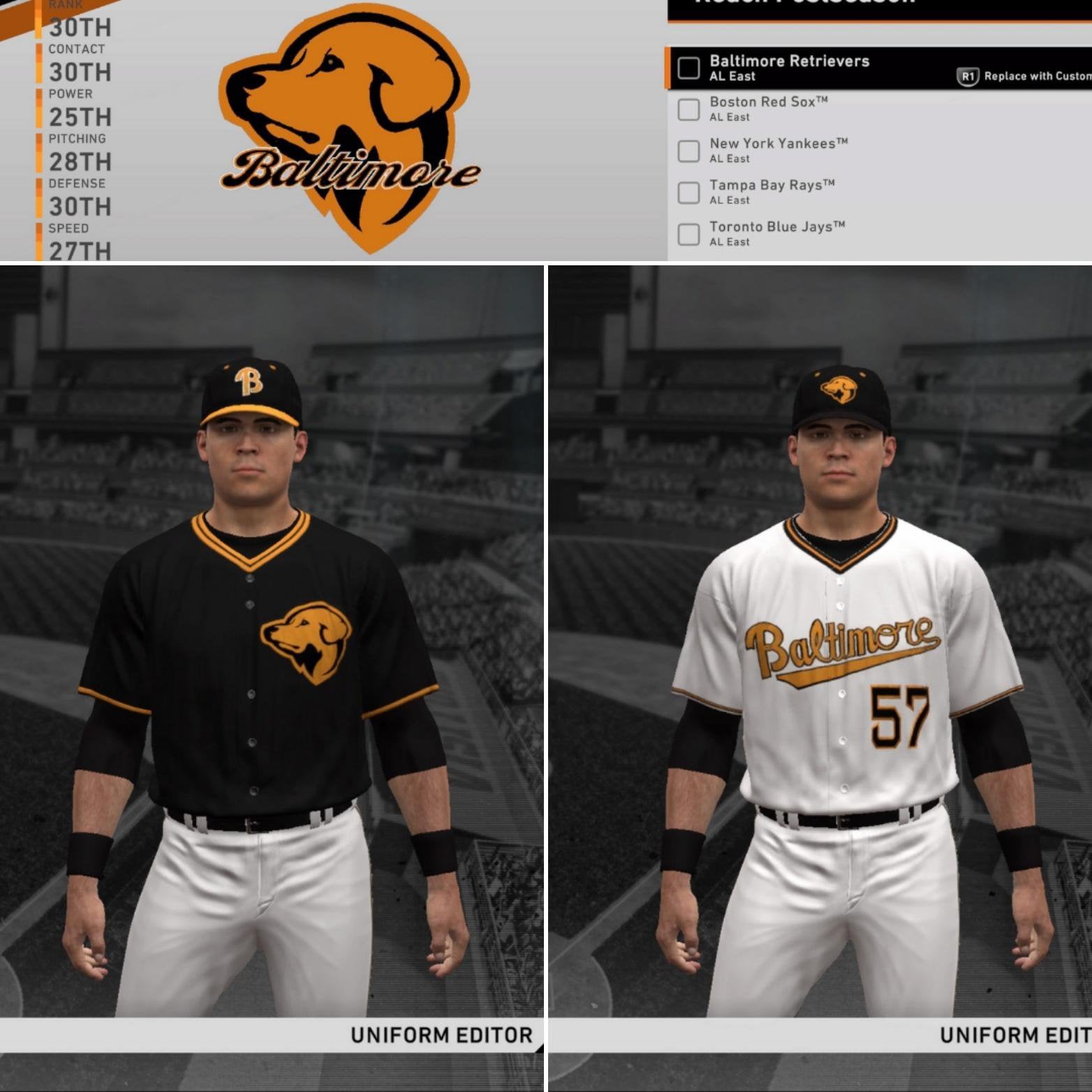 mlb the show custom teams