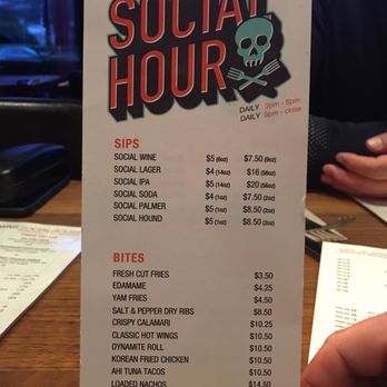 browns social house happy hour