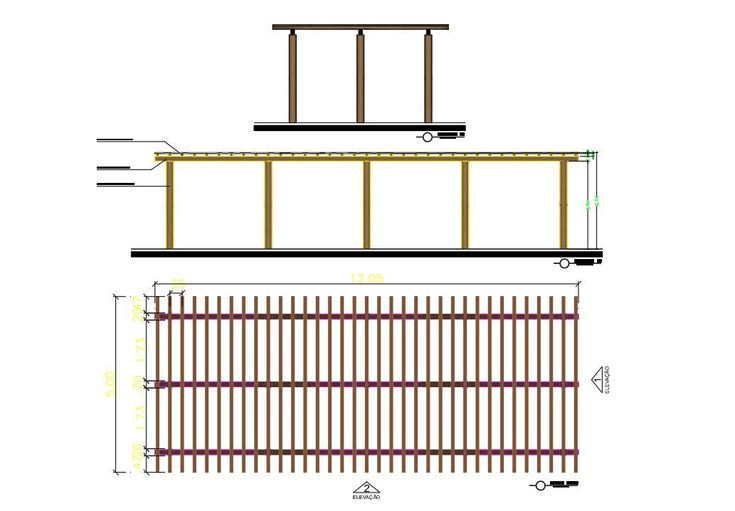 pergola cad block