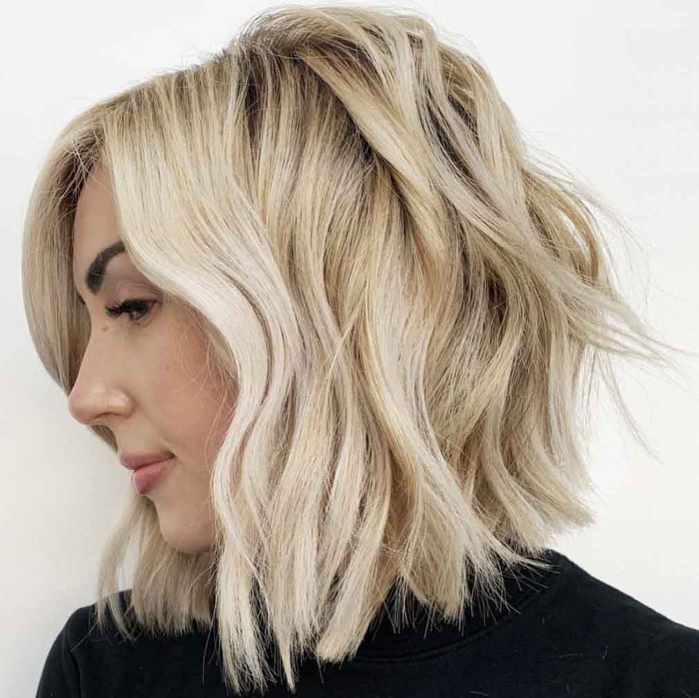 short shoulder length layered hair