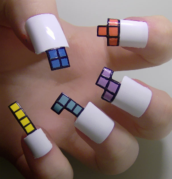 funny nail art