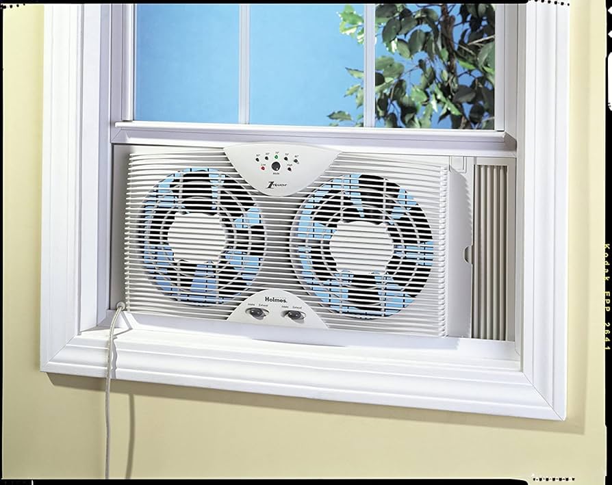 holmes window fan with digital thermostat