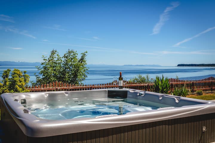 campbell river cabins with hot tubs