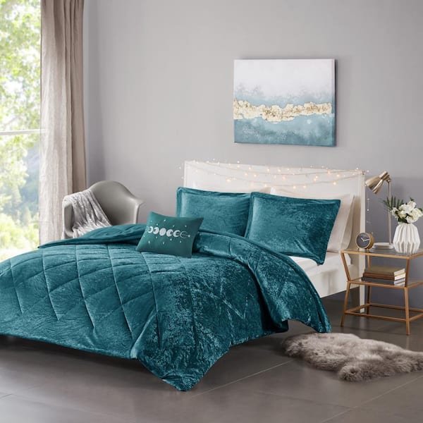 teal colored comforter sets