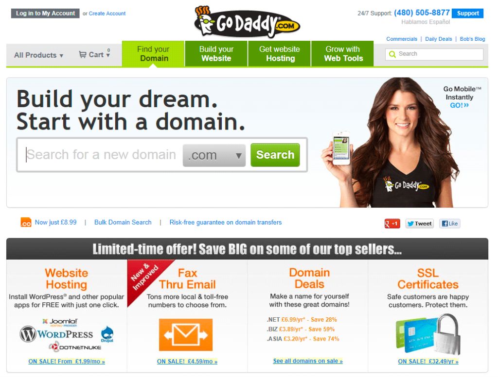 godaddy usa