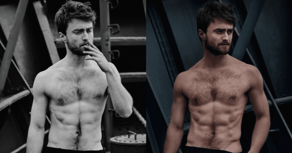 daniel radcliffe shirtless