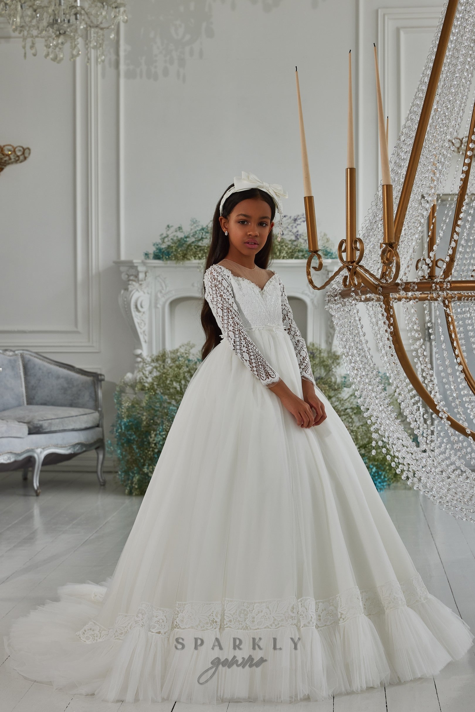 long communion dresses