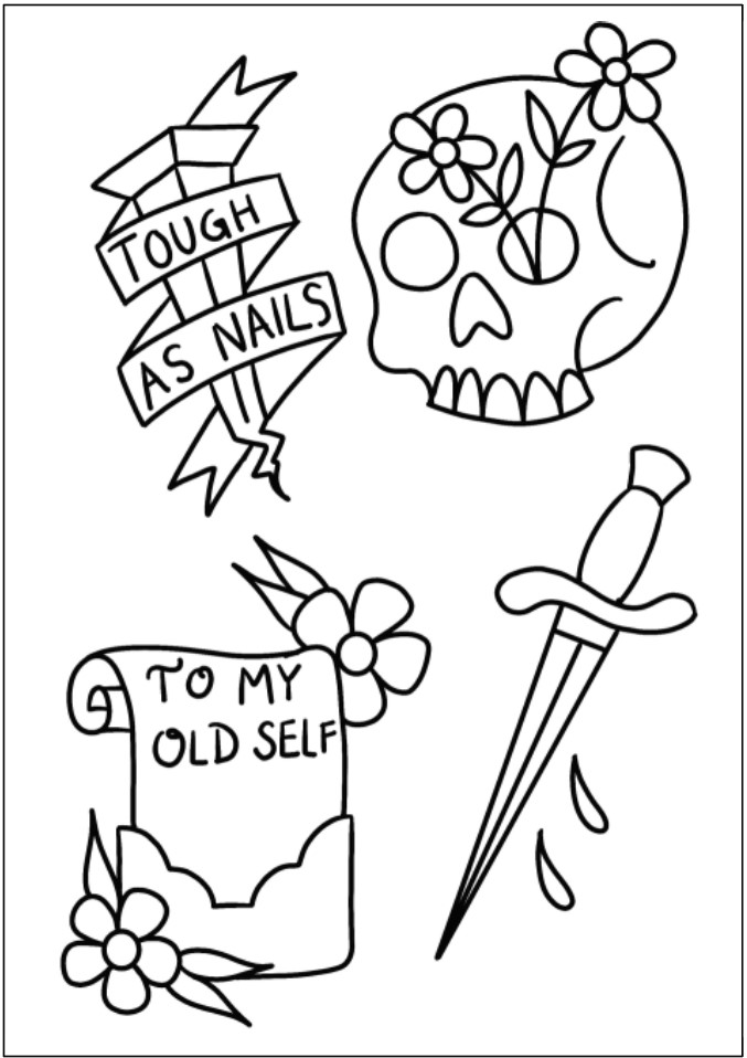 tattoo flash simple