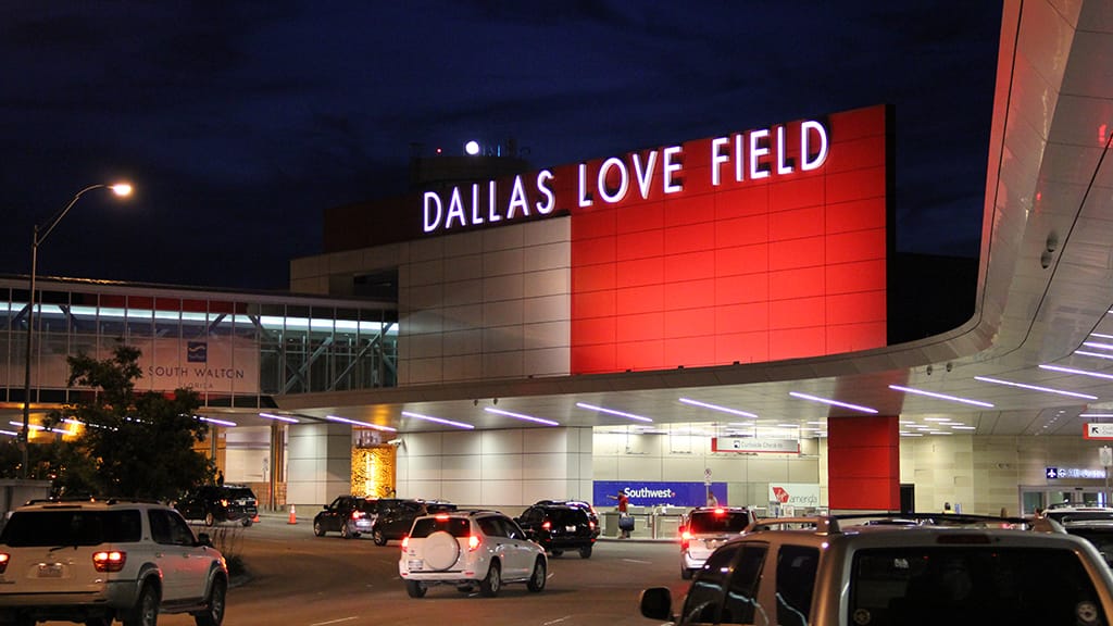 flights to dallas love