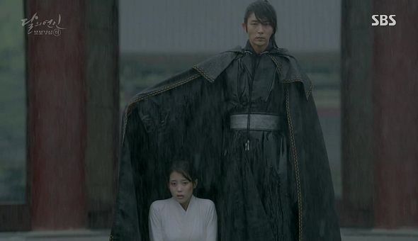 moon lovers rain scene