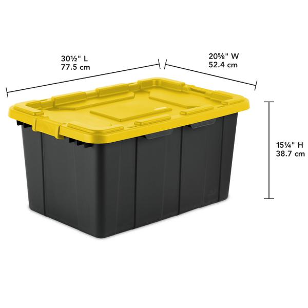 costco 27 gallon tote dimensions