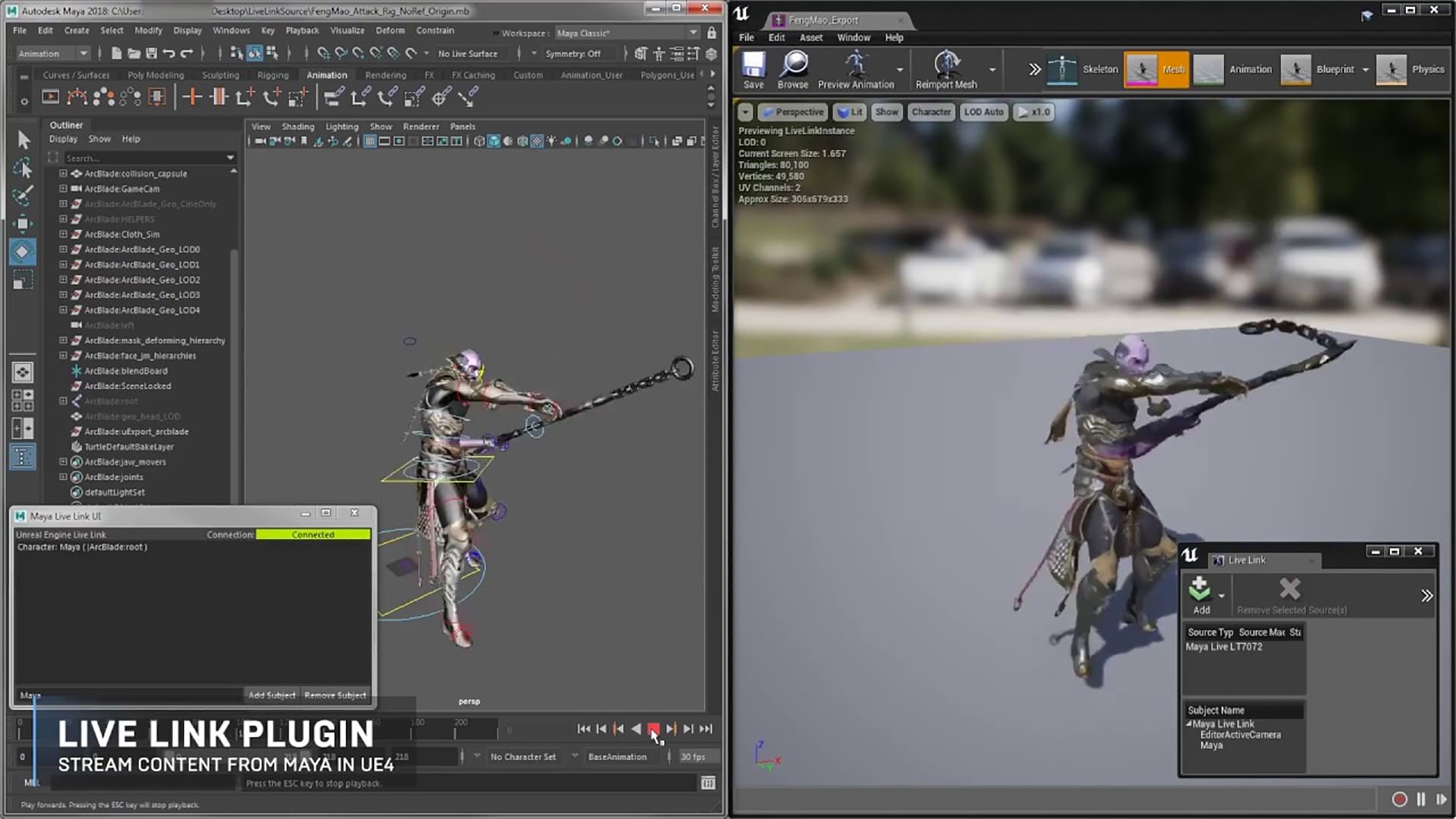 maya unreal engine