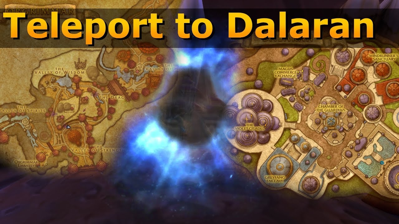 how to get to dalaran from orgrimmar