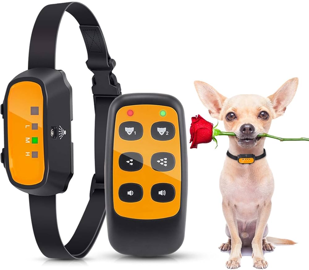 dog bark collar with remote control