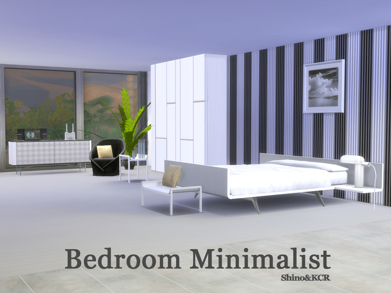 sims 4 minimalist bedroom stuff