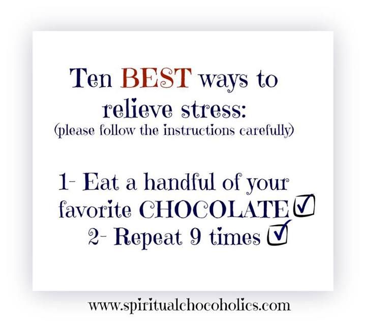 chocolate stress reliever quotes