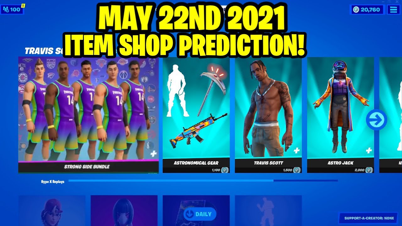 tomorows item shop