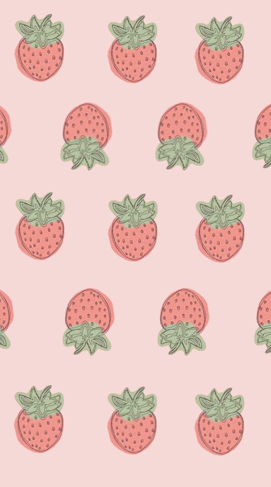 aesthetic wallpaper strawberry