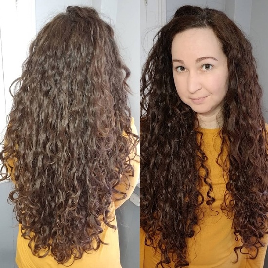 deep u haircut for curly hair