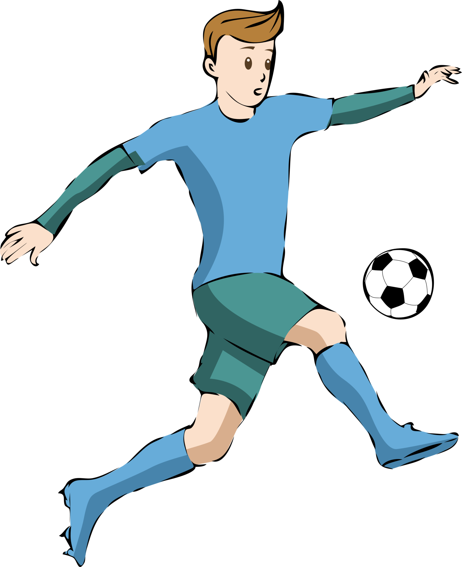 footballeur clipart