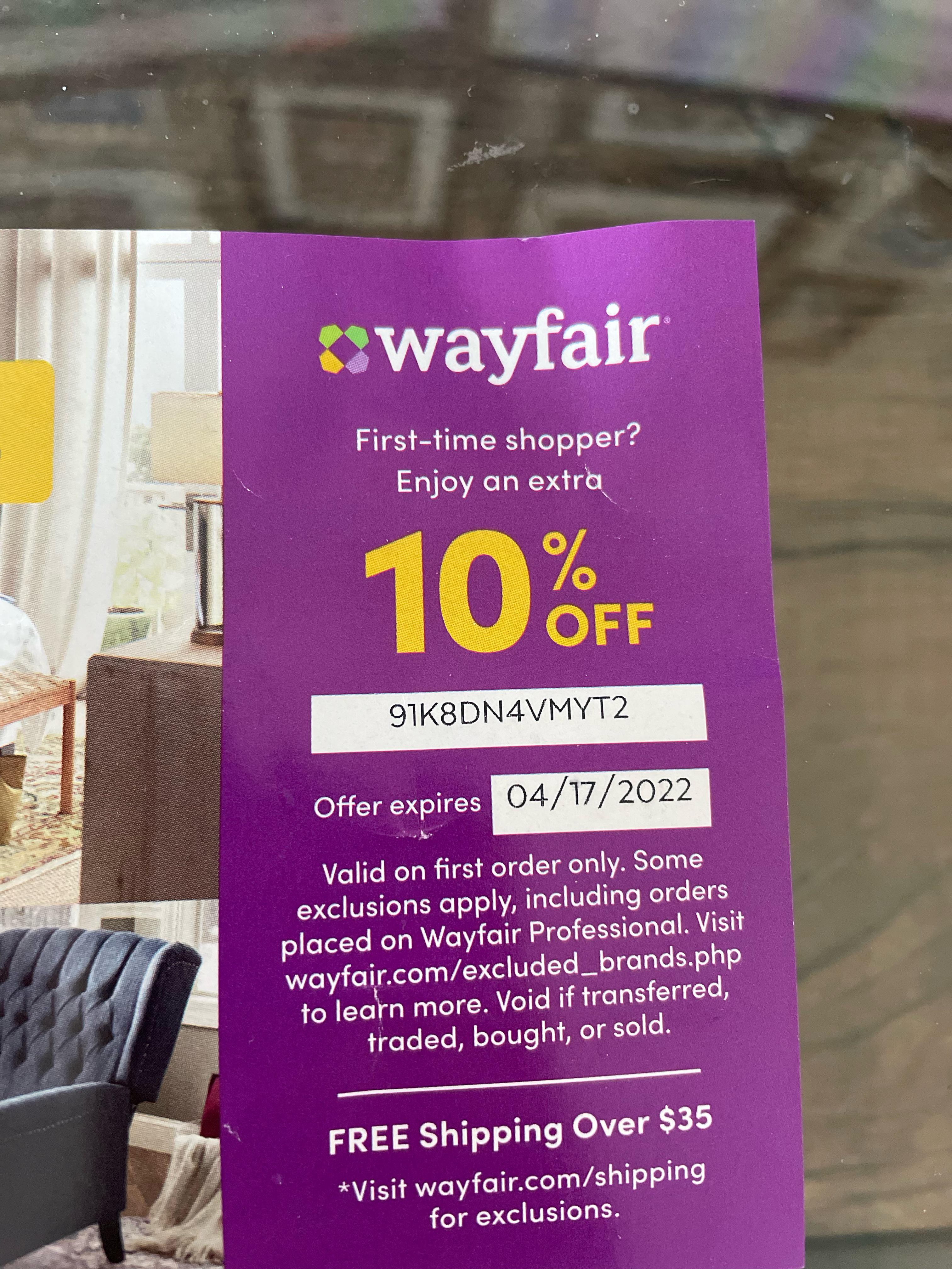 wayfair black friday discount code