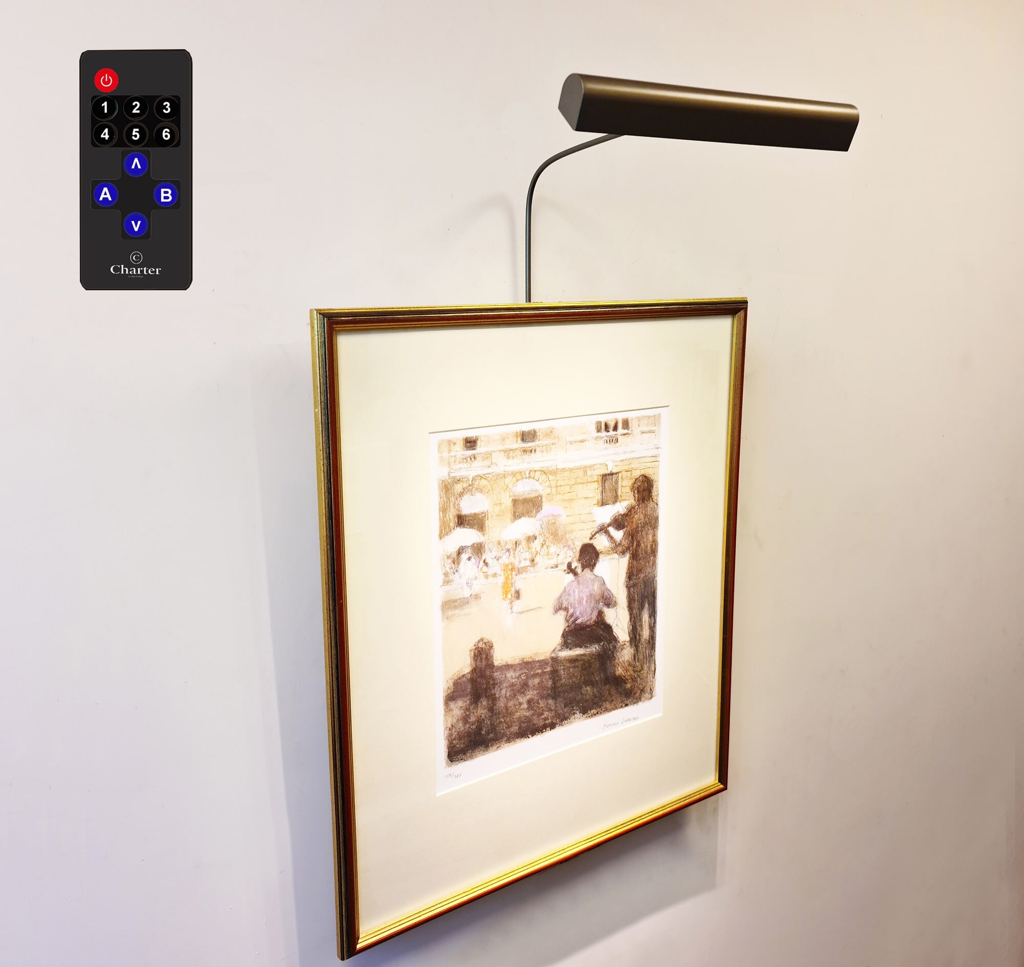 battery operated art light