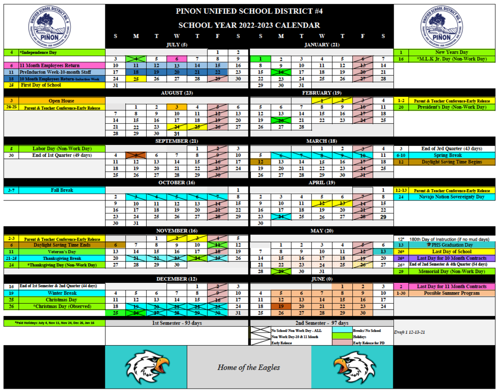 pusd az calendar