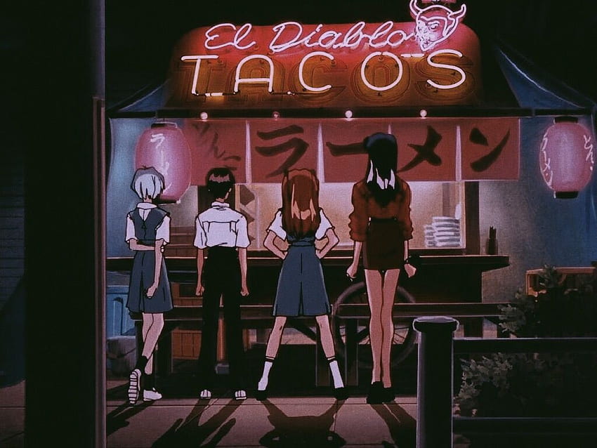 retro anime aesthetic