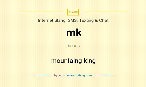 mk chat meaning