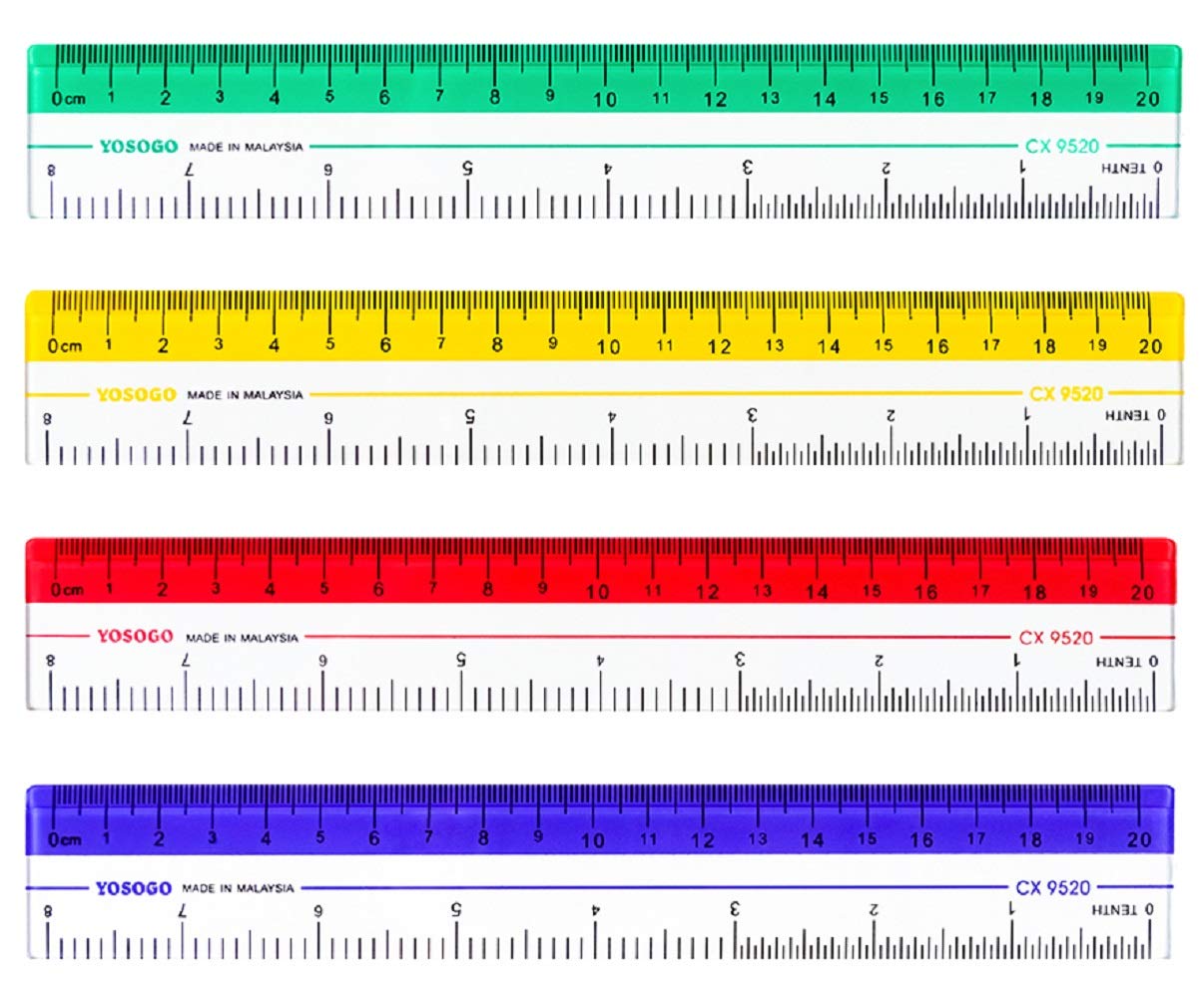 how much 20 cm in inches