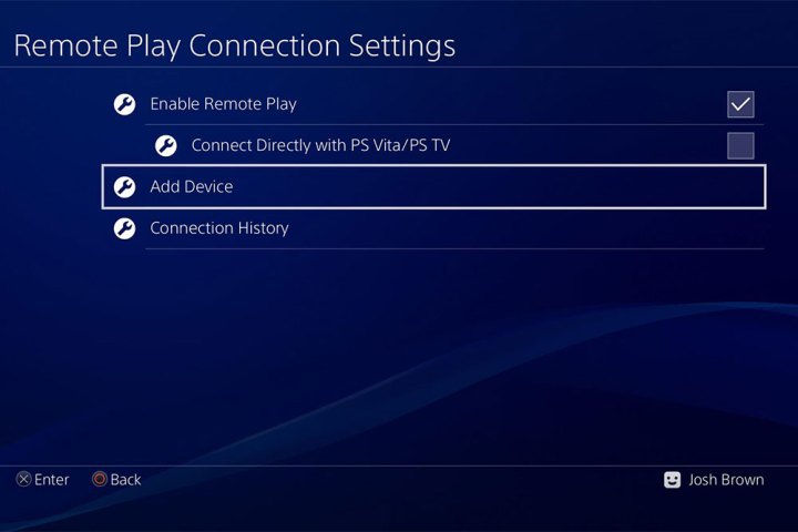 ps4 remote play settings